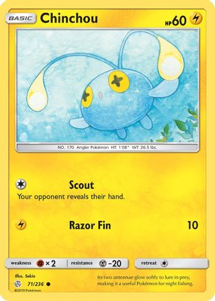 Chinchou 071  - Common