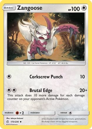 Zangoose  - Uncommon