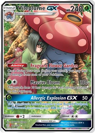 Vileplume GX (Full Art)  - Holofoil - Ultra Rare