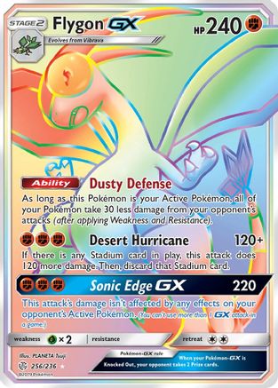 Flygon GX (256/236) [Soleil et Lune : Éclipse Cosmique] 