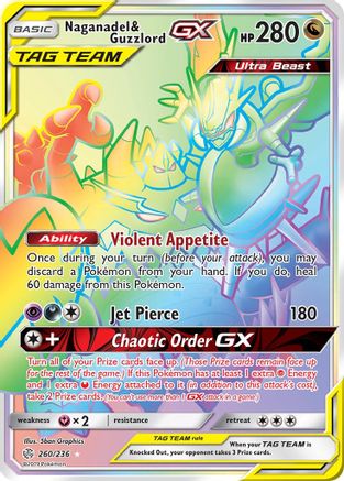 Naganadel &amp; Guzzlord GX (260/236) [Soleil et Lune : Éclipse cosmique] 