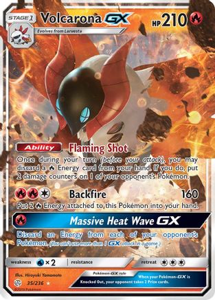 Volcarona GX 035  - Holofoil - Ultra Rare