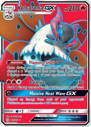 Volcarona GX (Full Art)  - Holofoil - Ultra Rare