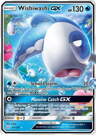 Wishiwashi GX 063  - Holofoil - Ultra Rare
