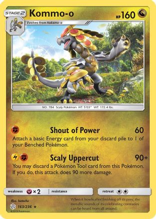 Kommo-o 163  - Holofoil - Holo Rare