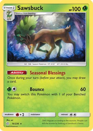 Sawsbuck  - Holofoil - Holo Rare