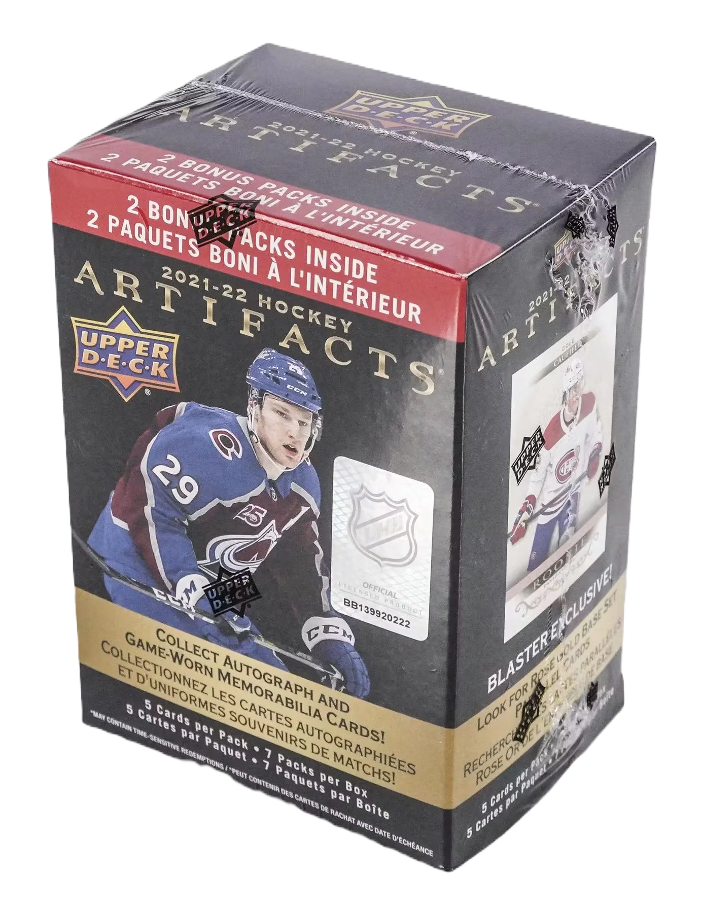 Sports - 2021-2022 Upper Deck Artifacts Hockey Blaster Box