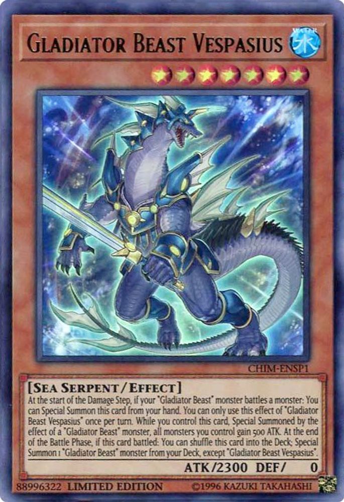 Bête Gladiateur Vespasius [CHIM-ENSP1] Ultra Rare 