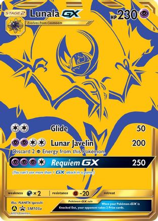 Lunala GX SM103a  - Holofoil - Promo