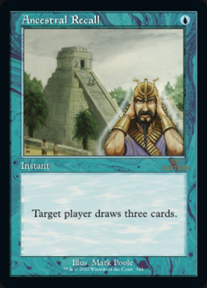 Ancestral Recall (Rétro) [Édition 30e anniversaire] 