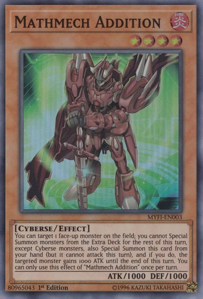 Ajout Mathmech [MYFI-EN003] Super Rare 