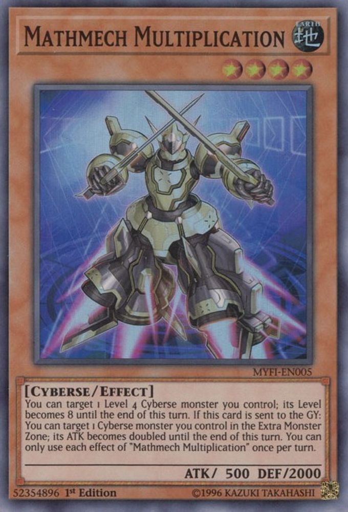 Multiplication Mathmech [MYFI-EN005] Super Rare 