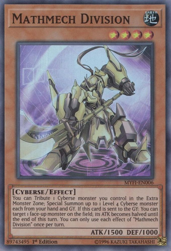 Mathmech Division (MYFI-EN006) - Super Rare