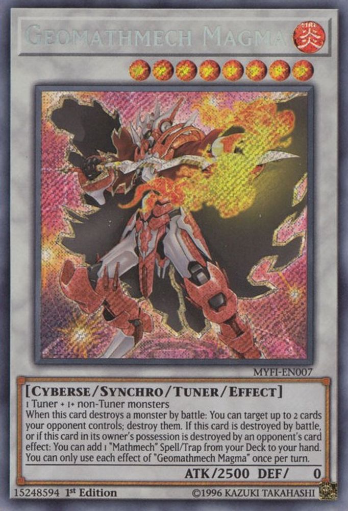Géomathmech Magma [MYFI-EN007] Secret Rare 