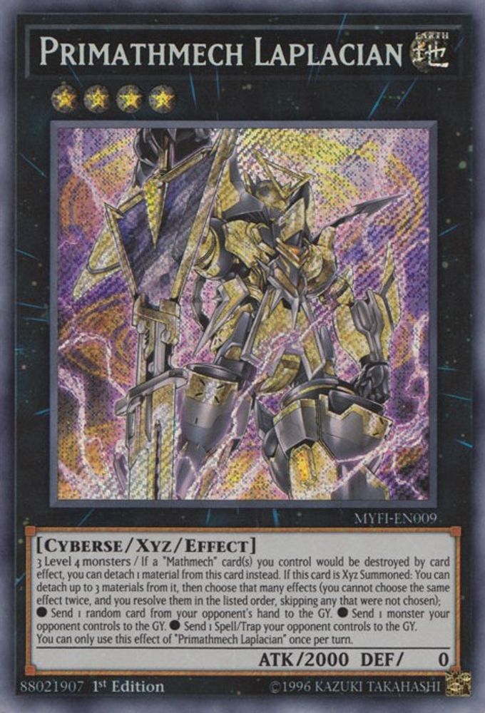 Primathmech Laplacian (MYFI-EN009) - Secret Rare