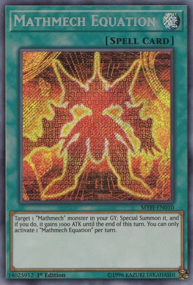 Mathmech Equation (MYFI-EN010) - Secret Rare