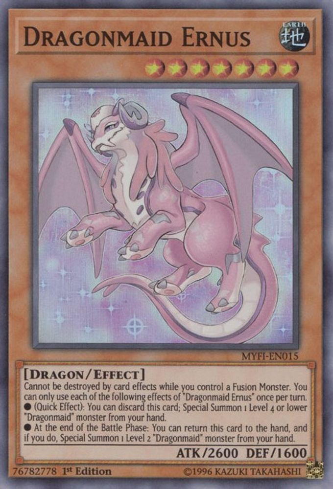 Dragonmaid Ernus [MYFI-EN015] Super Rare 