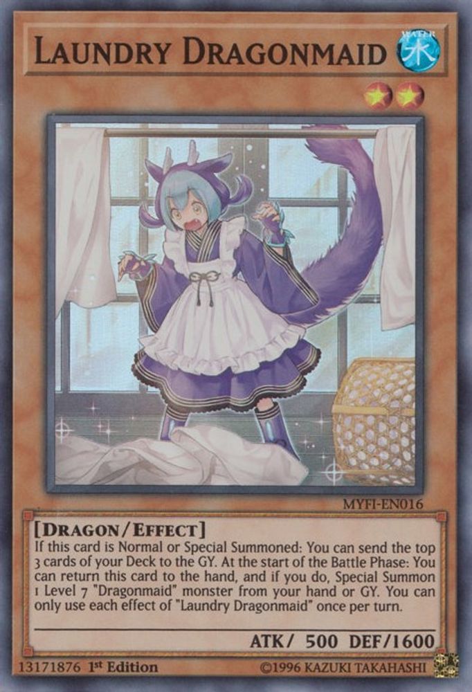 Lessive Dragonmaid [MYFI-EN016] Super Rare 