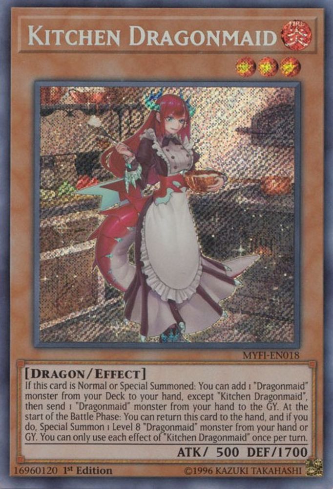 Cuisine Dragonmaid [MYFI-EN018] Secret Rare 