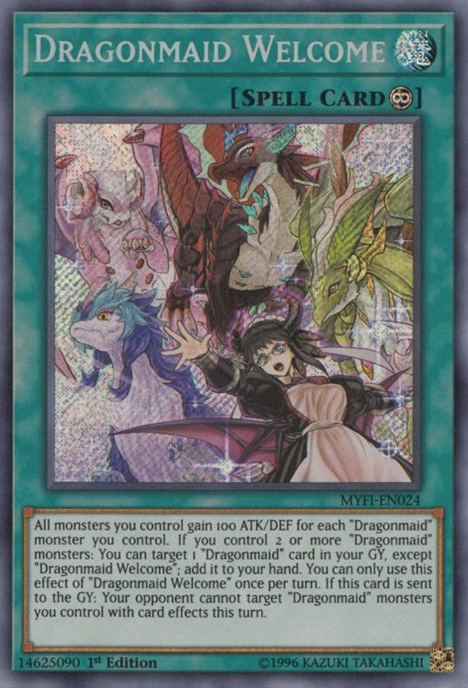 Dragonmaid Bienvenue [MYFI-EN024] Secret Rare 