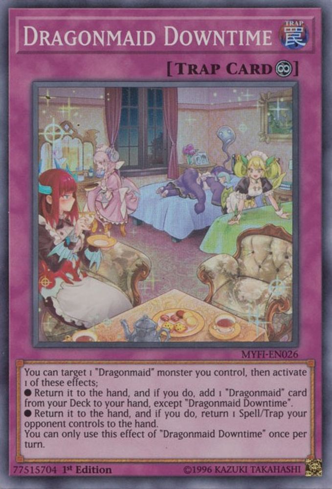 Temps d'arrêt de Dragonmaid [MYFI-EN026] Super Rare 