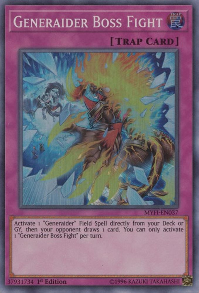 Generaider Boss Fight [MYFI-EN037] Super Rare 