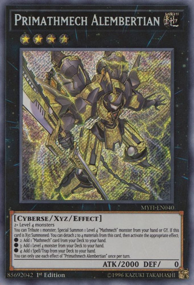 Primathmech Alembertian (MYFI-EN040) - Secret Rare