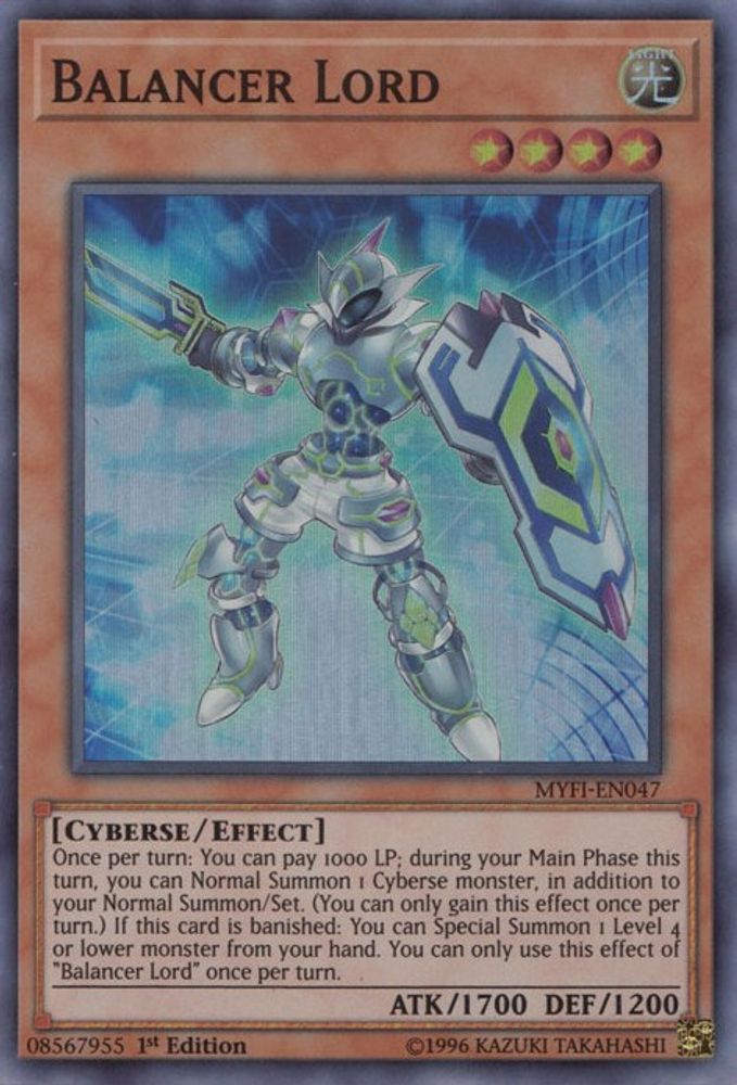 Balancer Lord (MYFI-EN047) - Super Rare
