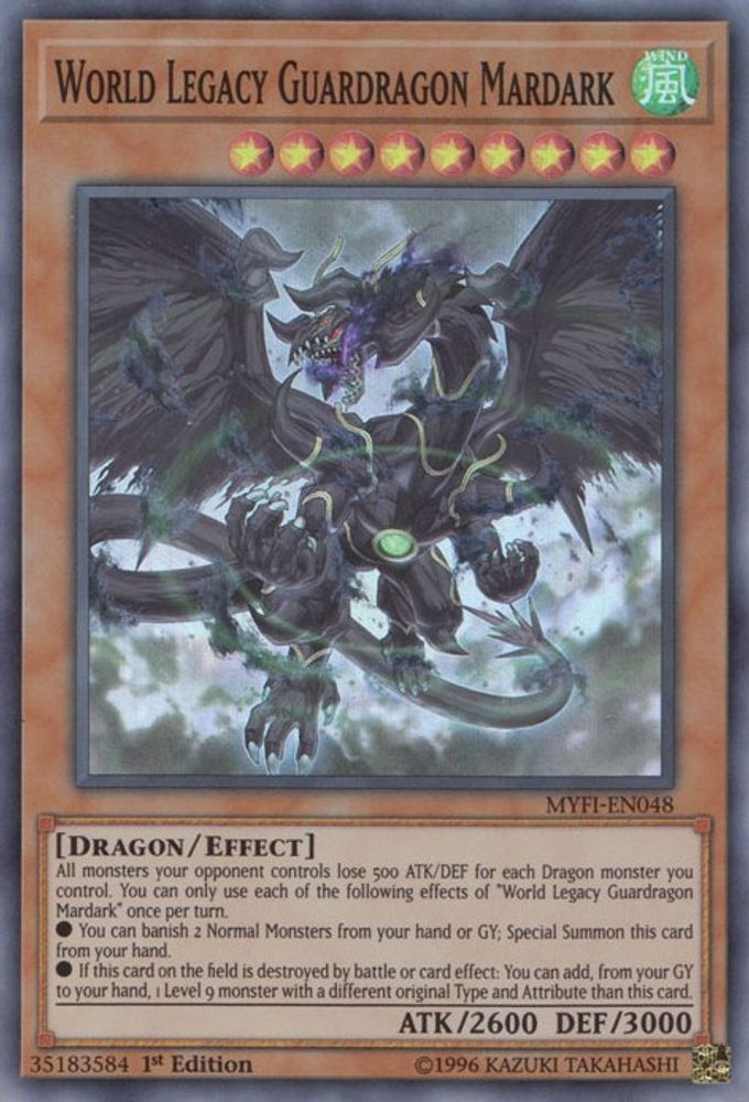 World Legacy Guardragon Mardark (MYFI-EN048) - Super Rare
