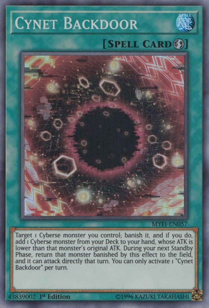 Cynet Backdoor (MYFI-EN057) - Super Rare