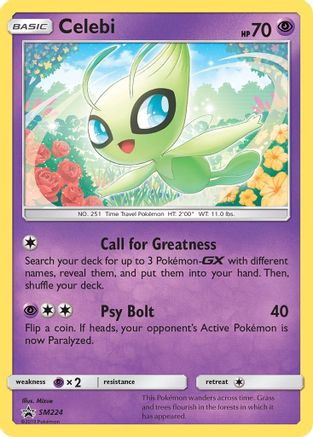 Celebi SM224  - Holofoil - Promo