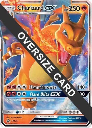 Charizard GX - SM211 (SM Black Star Promo)  - Holofoil - Promo