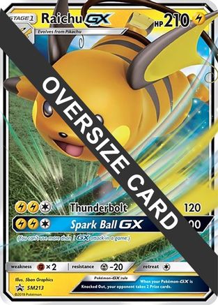 Raichu GX - SM213  - Holofoil - Promo