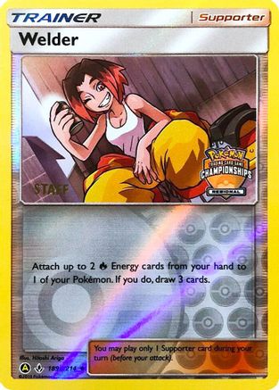 Welder (Regional Championships) [Staff] 189a/214  - Reverse Holofoil - Promo