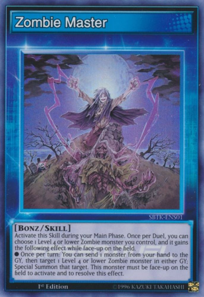 Zombie Master (Skill Card) (SBTK-ENS01) - Super Rare