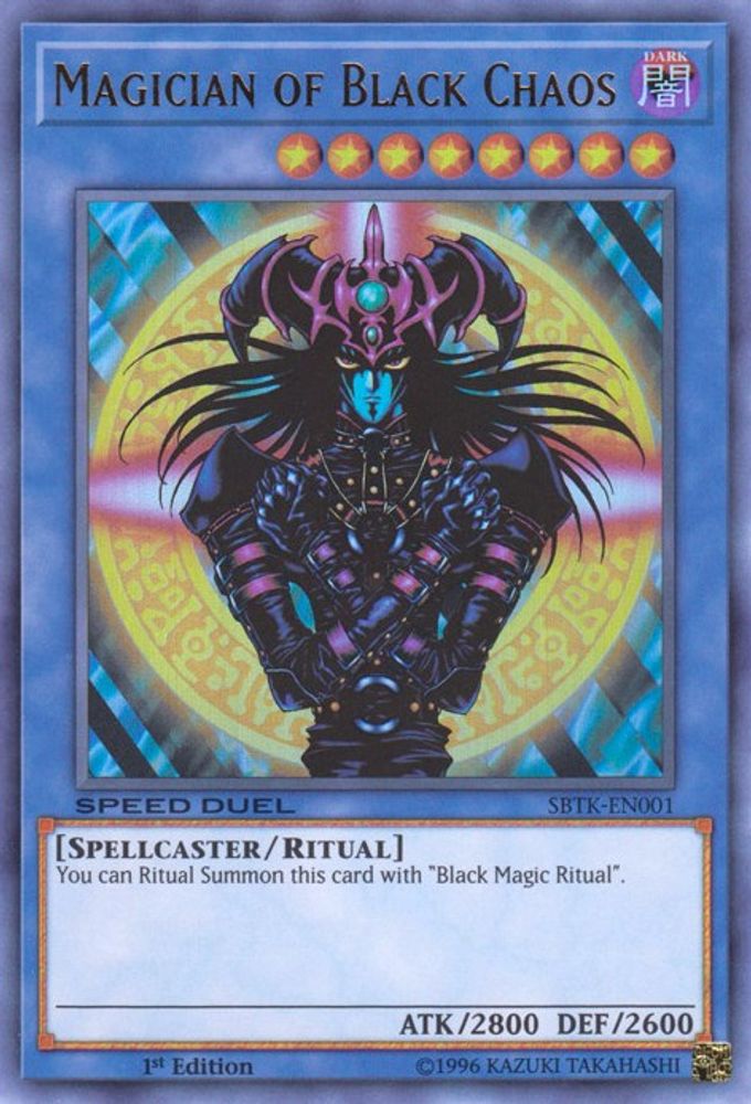 Magicien du Chaos Noir [SBTK-EN001] Ultra Rare 