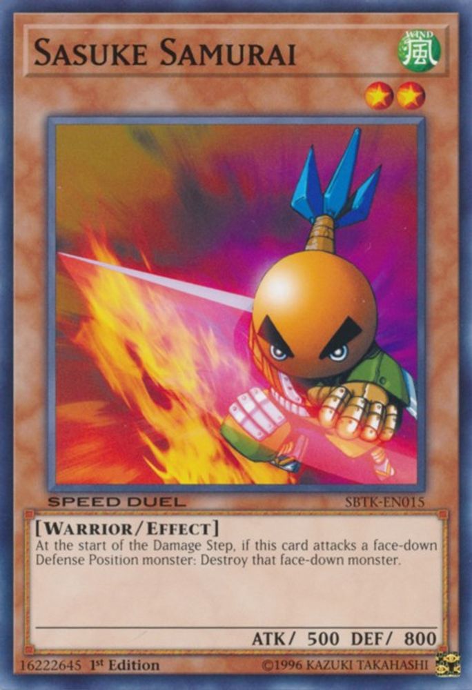 Sasuke Samurai (SBTK-EN015) - Common