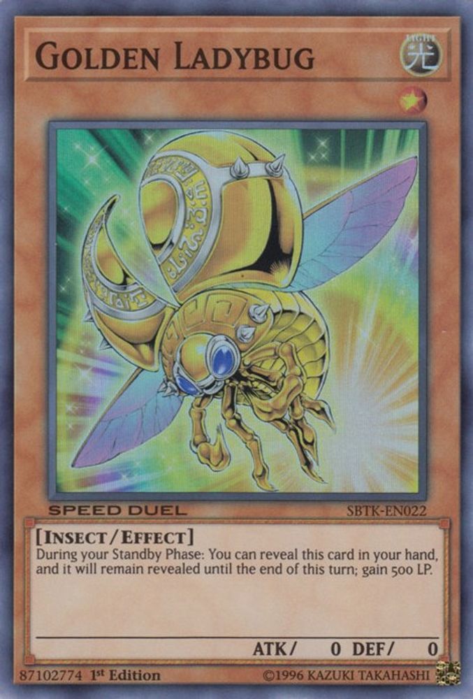 Golden Ladybug (SBTK-EN022) - Super Rare