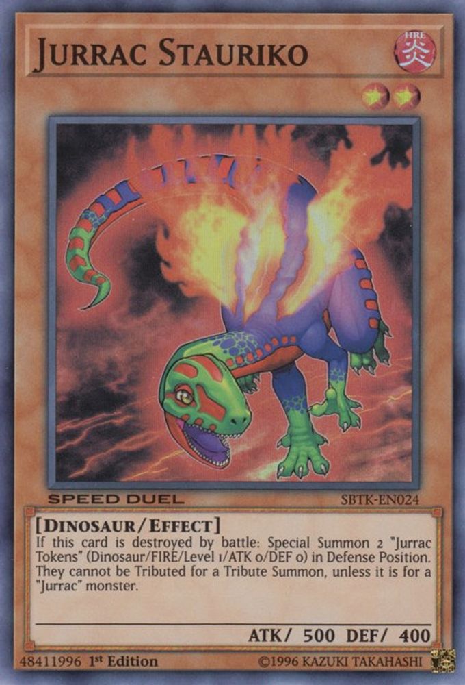 Jurrac Stauriko (SBTK-EN024) - Super Rare