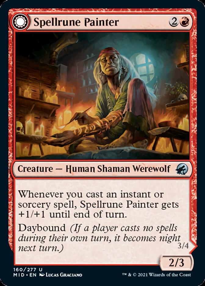 Spellrune Painter (MID-160) - Innistrad: Midnight Hunt: (Double Faced Transform)
