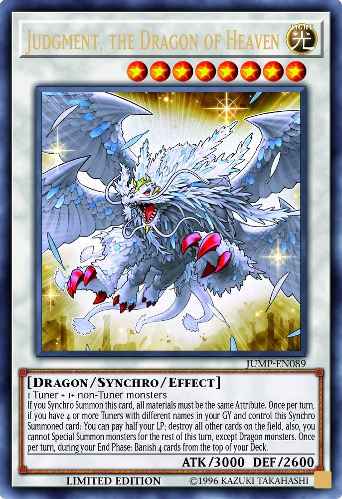 Jugement, le Dragon du Ciel [JUMP-EN089] Ultra Rare 