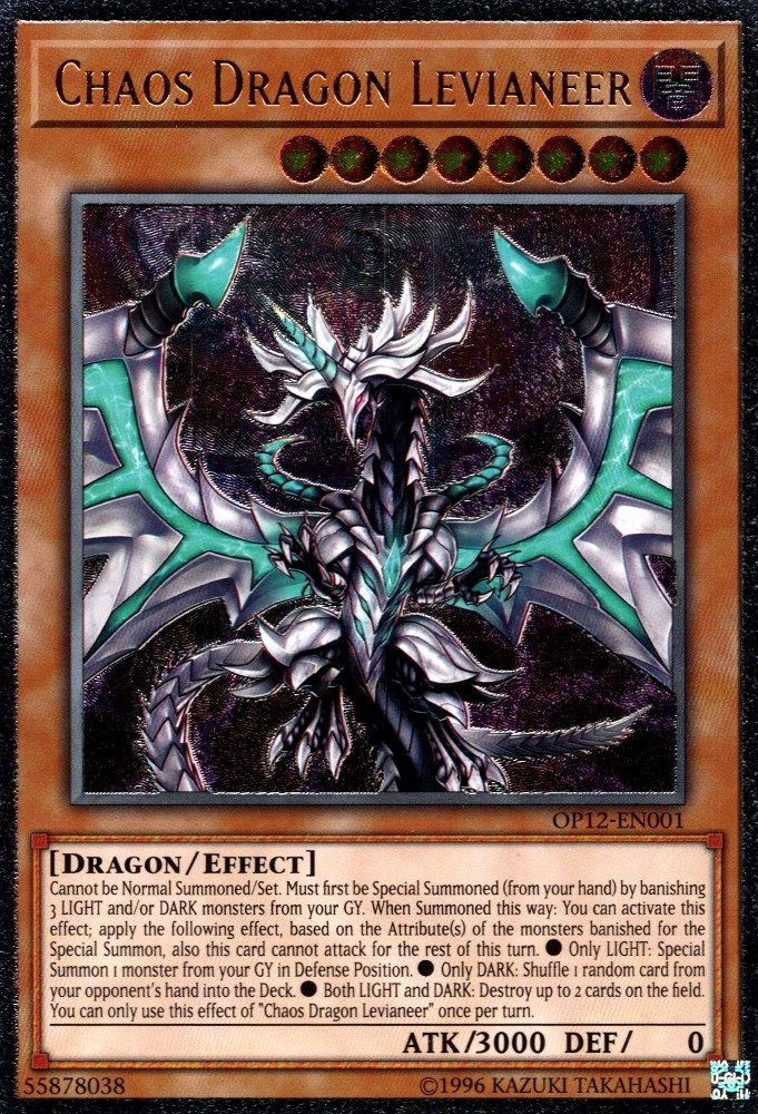Chaos Dragon Levianeer (UTR) (OP12-EN001) - Ultimate Rare