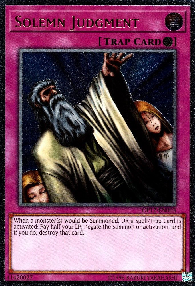 Solemn Judgment (UTR) (OP12-EN003) - Ultimate Rare