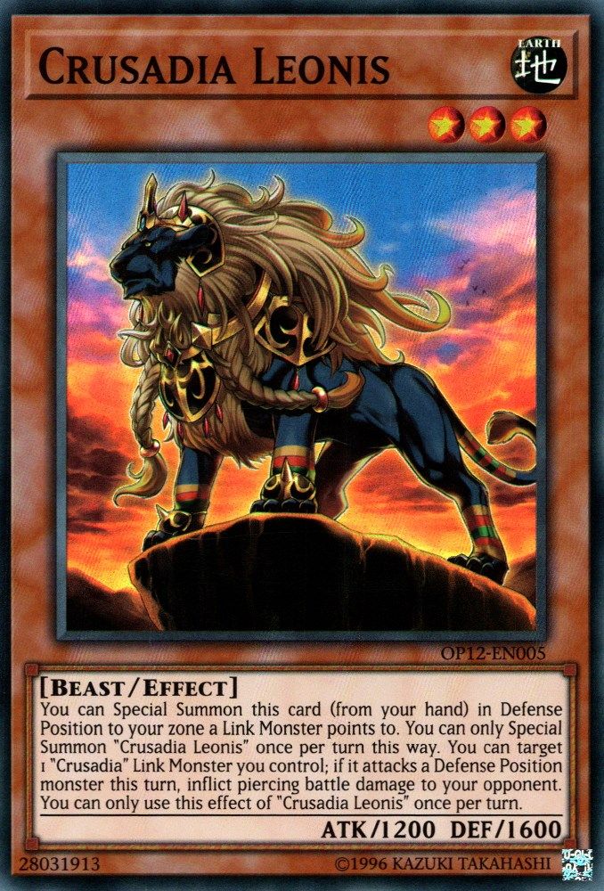 Crusadia Leonis [OP12-EN005] Super Rare 