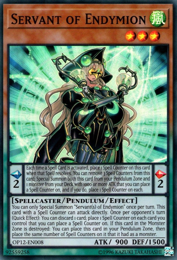 Servant of Endymion (OP12-EN008) - Super Rare