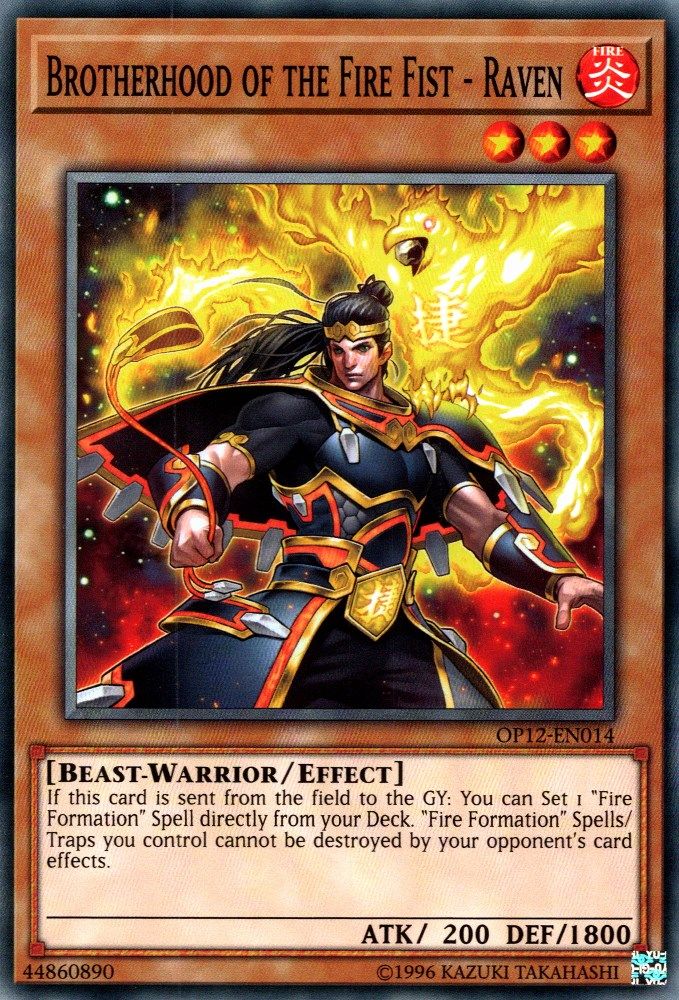 Brotherhood of the Fire Fist - Raven (OP12-EN014) - Common