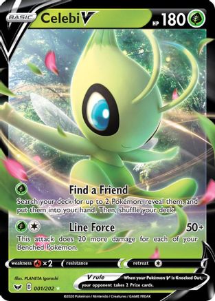 Celebi V 001  - Holofoil - Ultra Rare