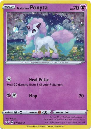 Ponyta de Galar (SWSH013) [Épée et Bouclier : Promos Black Star] 