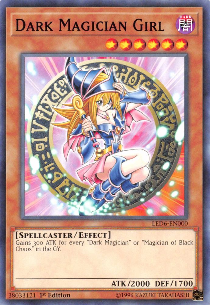 Dark Magician Girl (LED6-EN000) - Common