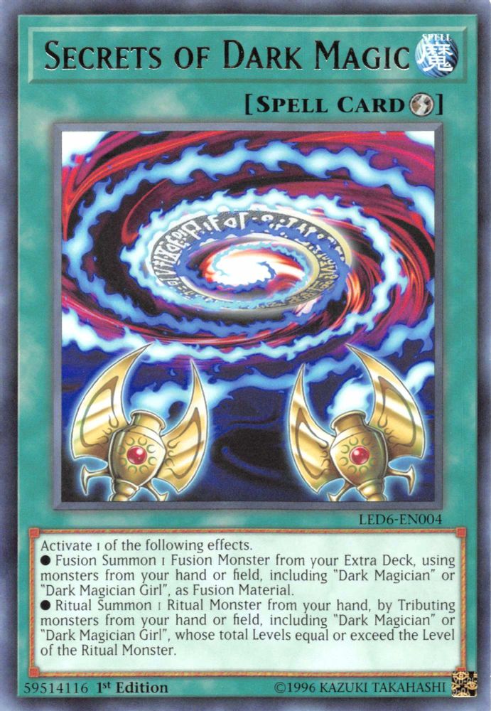 Secrets de magie noire [LED6-EN004] Rare 